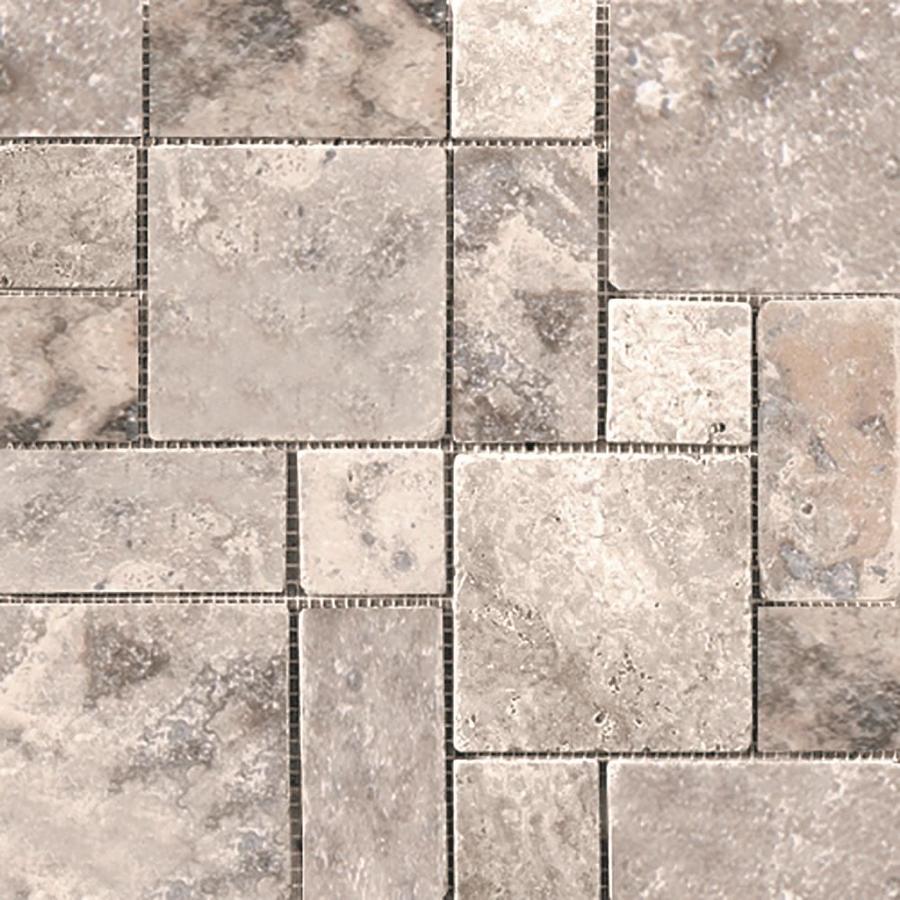 Emser Travertine 10 Pack Silver Border Tile Common 12 Emser Travertine 10 Pack Silver Border Tile Common 12 In X Actual 11 81