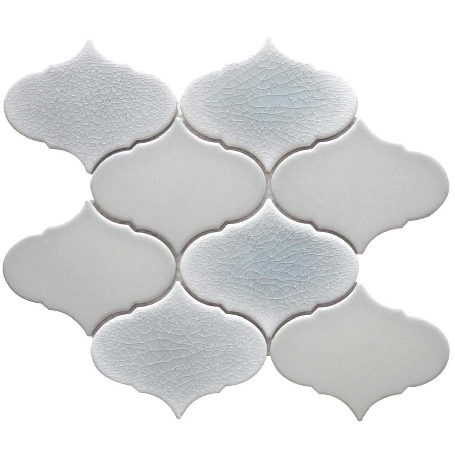 Emser Retro 11-Pack Silver Ceramic Border Tile (Common: 9-in x 10-in ...