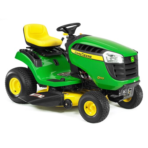 John Deere D110 19.5-HP Hydrostatic 42-in Riding Lawn Mower with ...