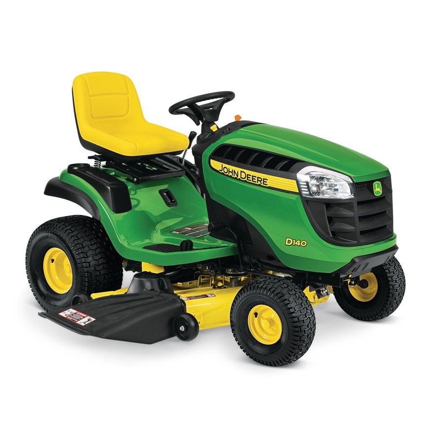 John Deere D140 22HP VTwin Hydrostatic 48in Riding Lawn Mower at