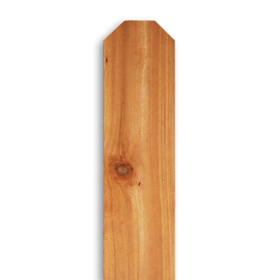 Western Red Cedar DogEar Wood Fence Picket 5/8in x 31/2in