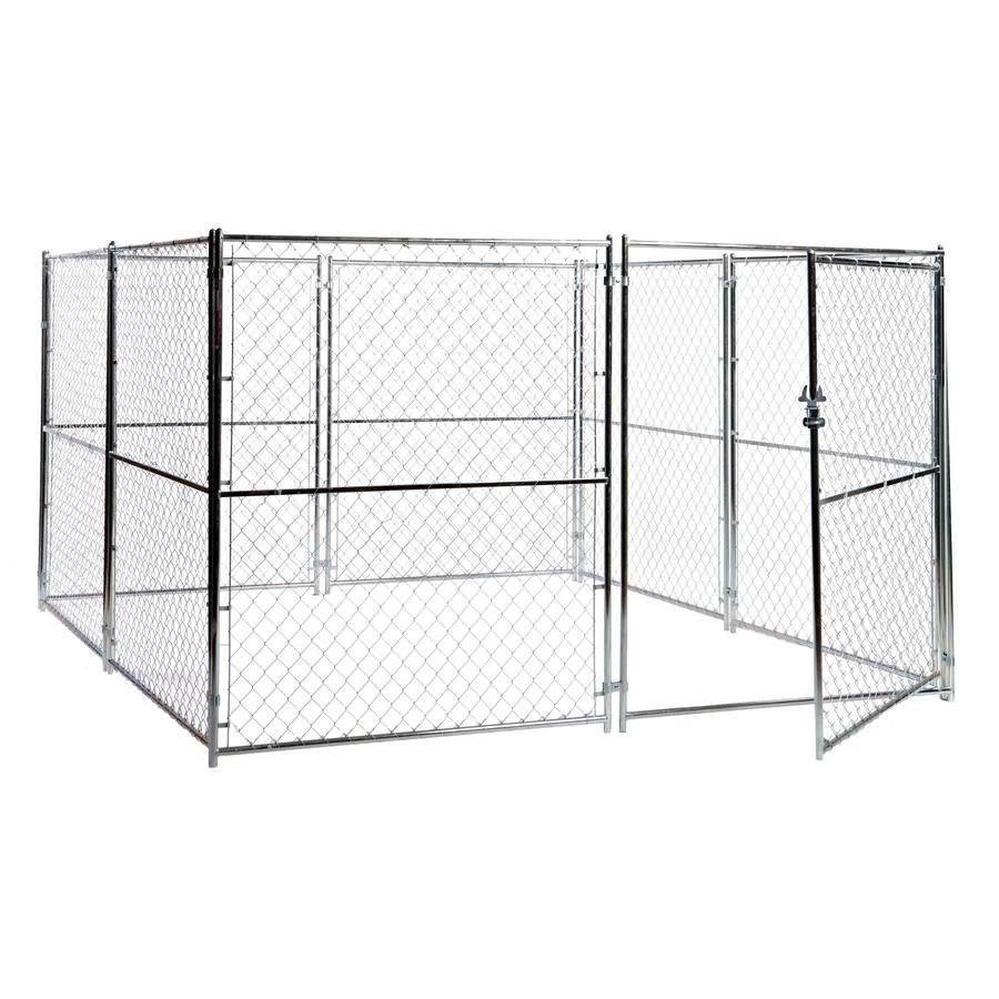 Chain link dog store kennel panels lowes