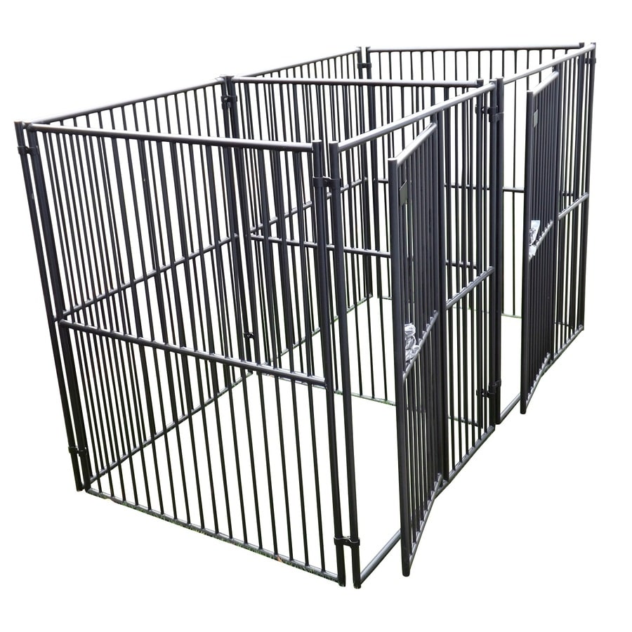 Lucky Dog 5-ft x 5-ft x 6-ft Outdoor Dog Kennel Panels at Lowes.com