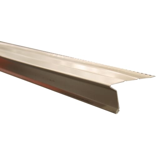 Union Corrugating 2.38-in x 10-ft Clay Aluminum Drip Edge in the Drip ...