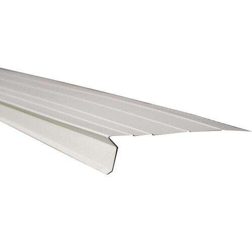 Union Corrugating 5.75-in x 10-ft White Aluminum Drip Edge ...