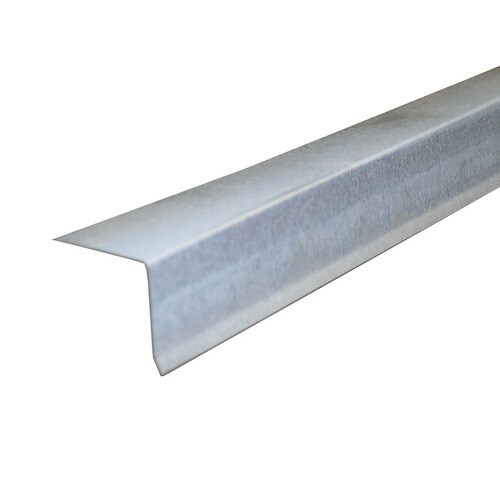 Union Corrugating 1.5-in x 10-ft Silver Galvanized Steel Drip Edge in ...