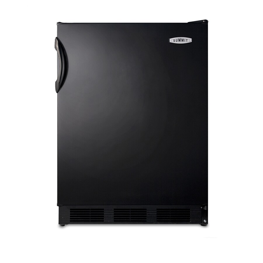Summit 5.1 Cu. Ft. Compact Refrigerator (Color Black) in the Mini