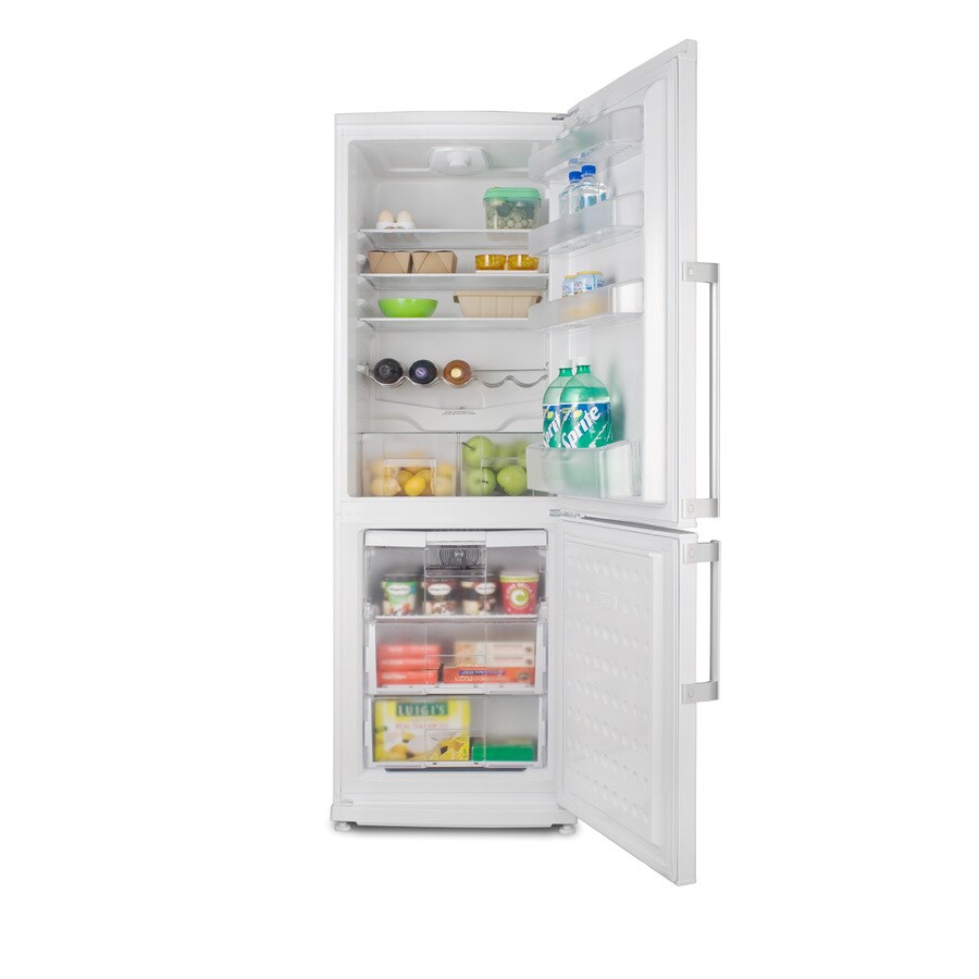 Summit FFBF280W 13.81 Cu. Ft. Bottom-Freezer Counter-Depth Refrigerator (Color: White) ENERGY STAR