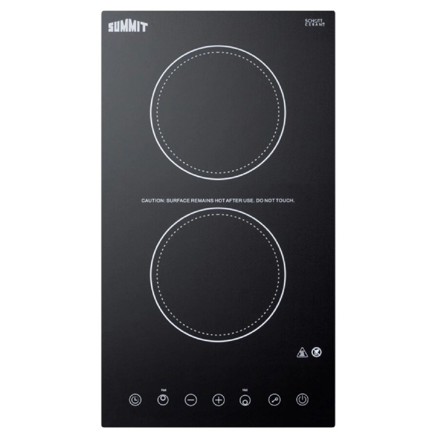 Summit Appliance 12 Inch Element Smooth Surface Radiant Black