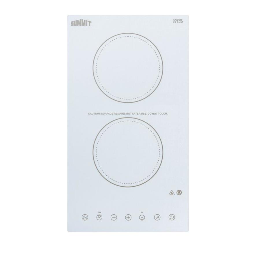 Summit Appliance 12 Inch Element Smooth Surface Radiant White