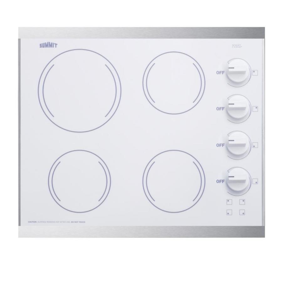 Summit Appliance 24 Inch Element Smooth Surface Radiant White