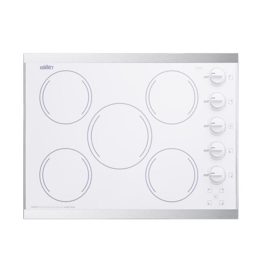 Summit Appliance 26 Inch Element Smooth Surface Radiant White