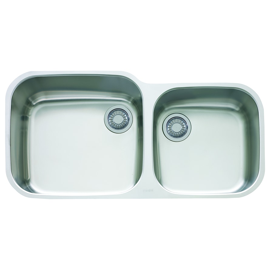 ... Steel Double-Basin Stainless Steel Undermount Residential Kitchen Sink