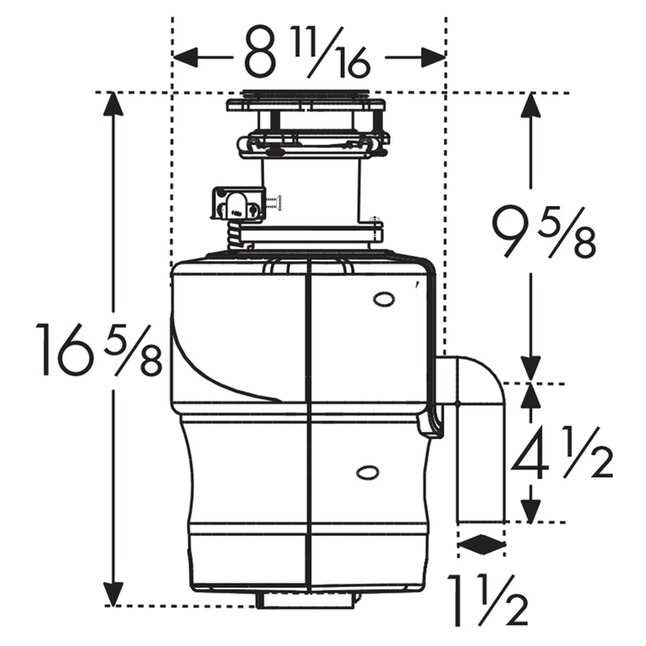 Franke 3/4-HP Batch Feed Noise Insulation Garbage Disposal Franke 3/4-HP Batch Feed Noise Insulation Garbage Disposal