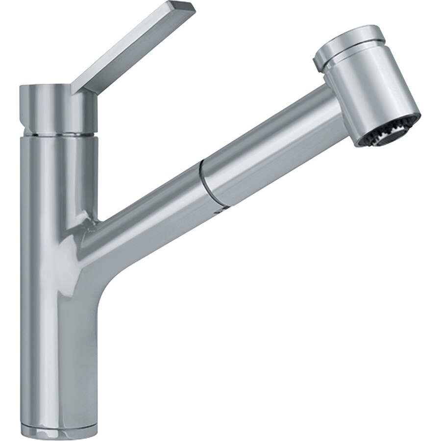 Franke Ambient Satin Nickel 1 Handle Pull Out Kitchen Faucet At Lowes Com   7612981469269 