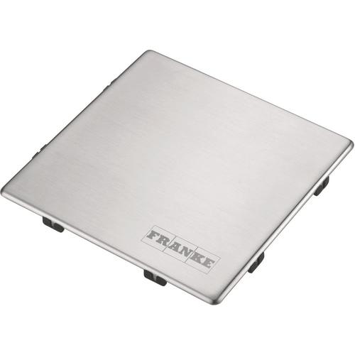 Franke Peak Stainless Steel Kitchen Drain Cover in the Sink Drains