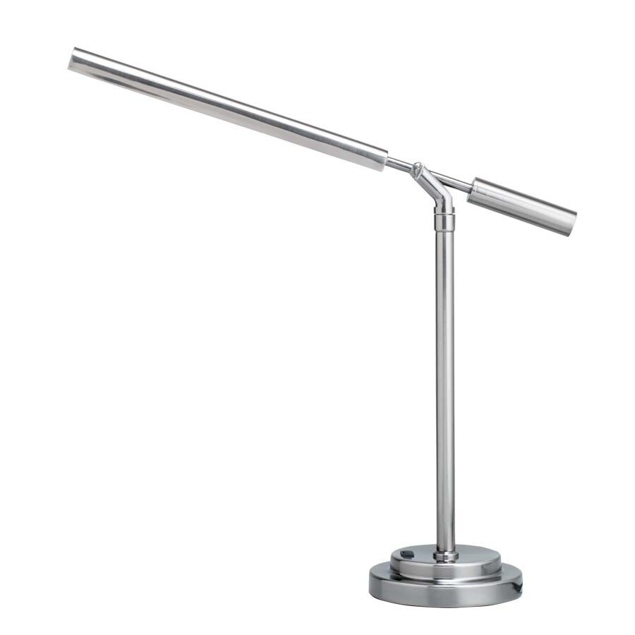 Ottlite 30 5 In Adjustable Nickel Desk Lamp With Metal Shade At