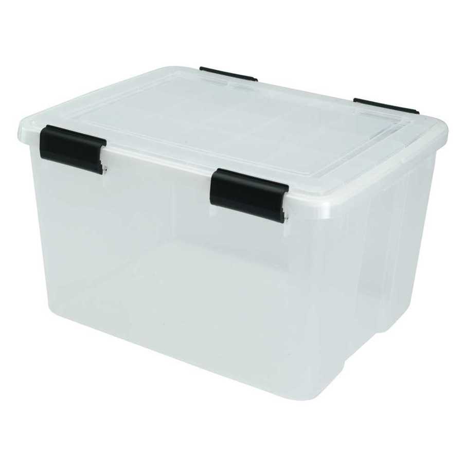 110450 Clear Tote with Latching Lid