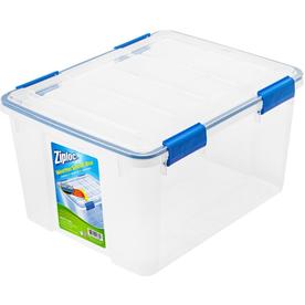 UPC 762016448824 product image for Ziploc 44-Quart Clear Tote with Latching Lid | upcitemdb.com