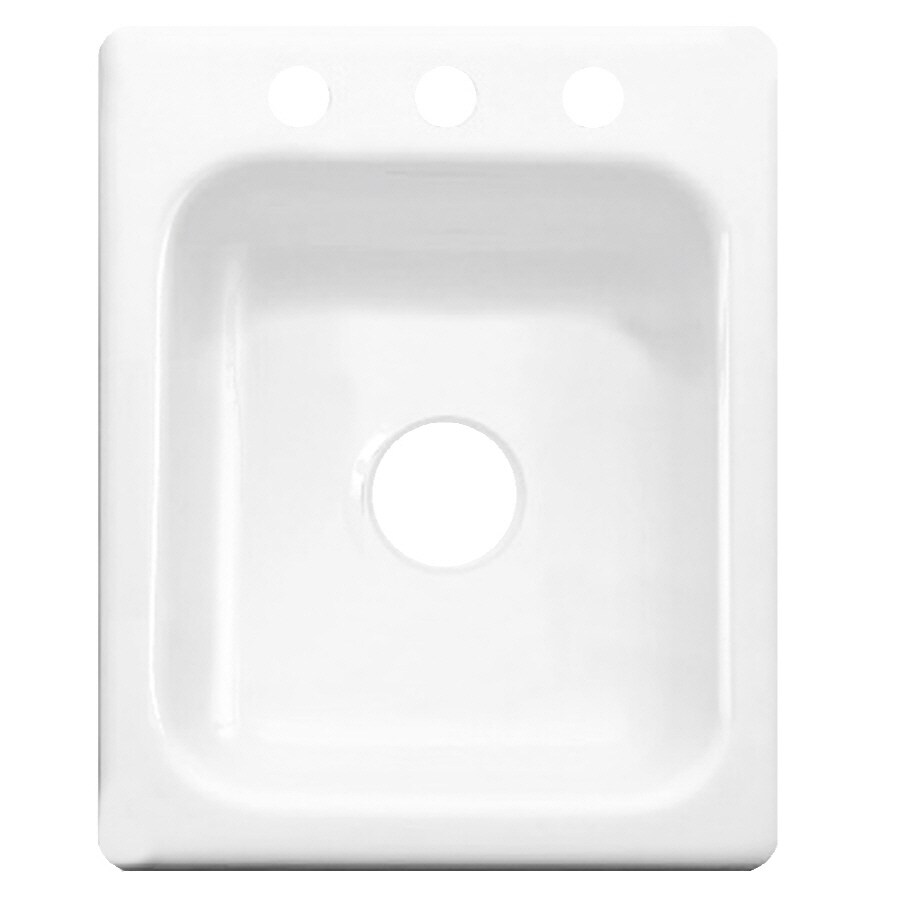 CorStone 13360 17-Inches L x 22-Inches W White Microban Acrylic Drop-in