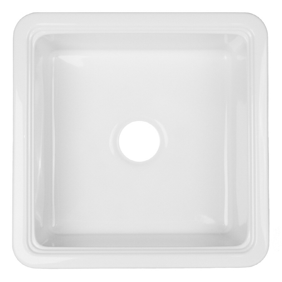CorStone Esmond 20in L x 20in W White Acrylic Sink at
