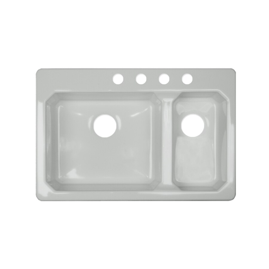 CorStone 63465 Cranston 22-Inches x 33-Inches Gloss Ice Gray Microban Acrylic Offset