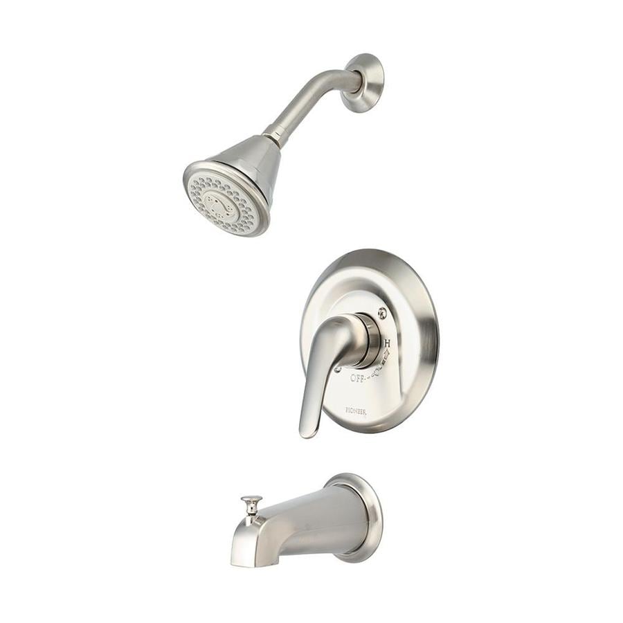 Pioneer Industries Legacy Brushed Nickel 1-Handle Bathtub and Shower ...