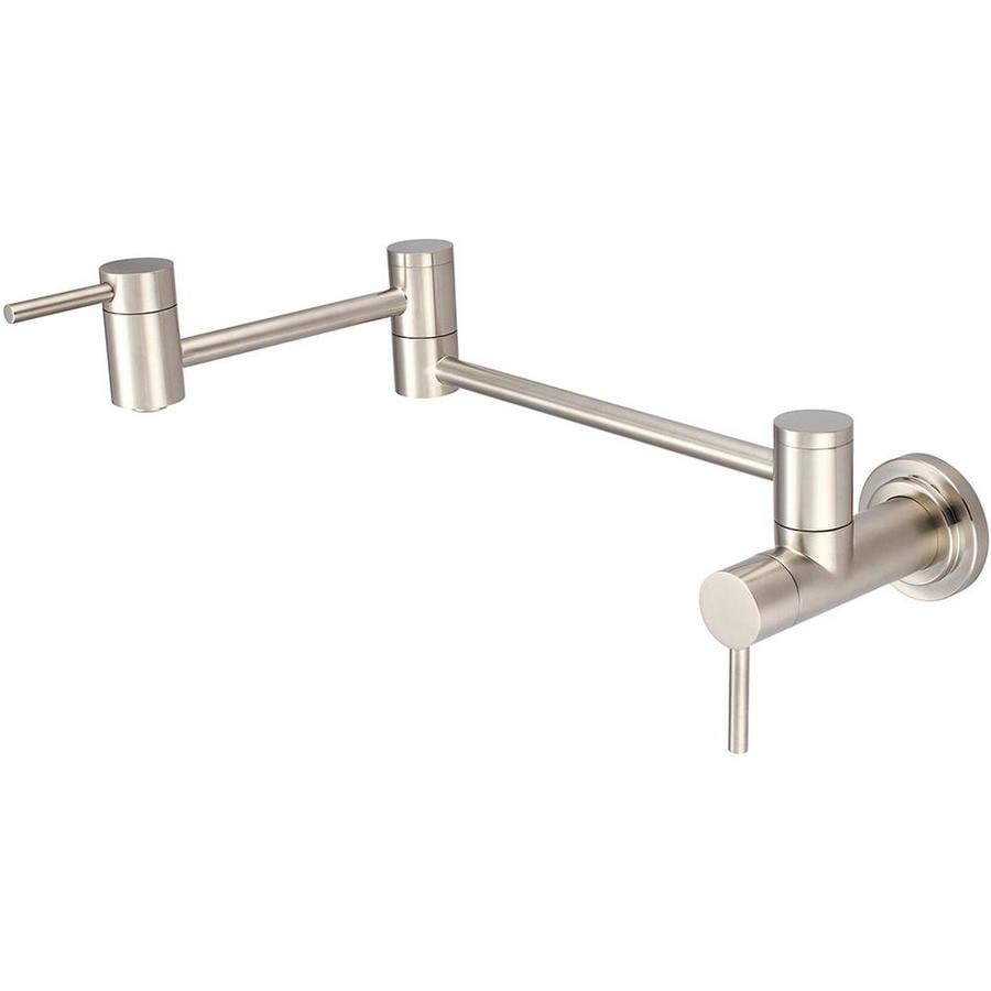 Pioneer Industries Motegi Brushed Nickel 2Handle Wall Mount Pot Filler