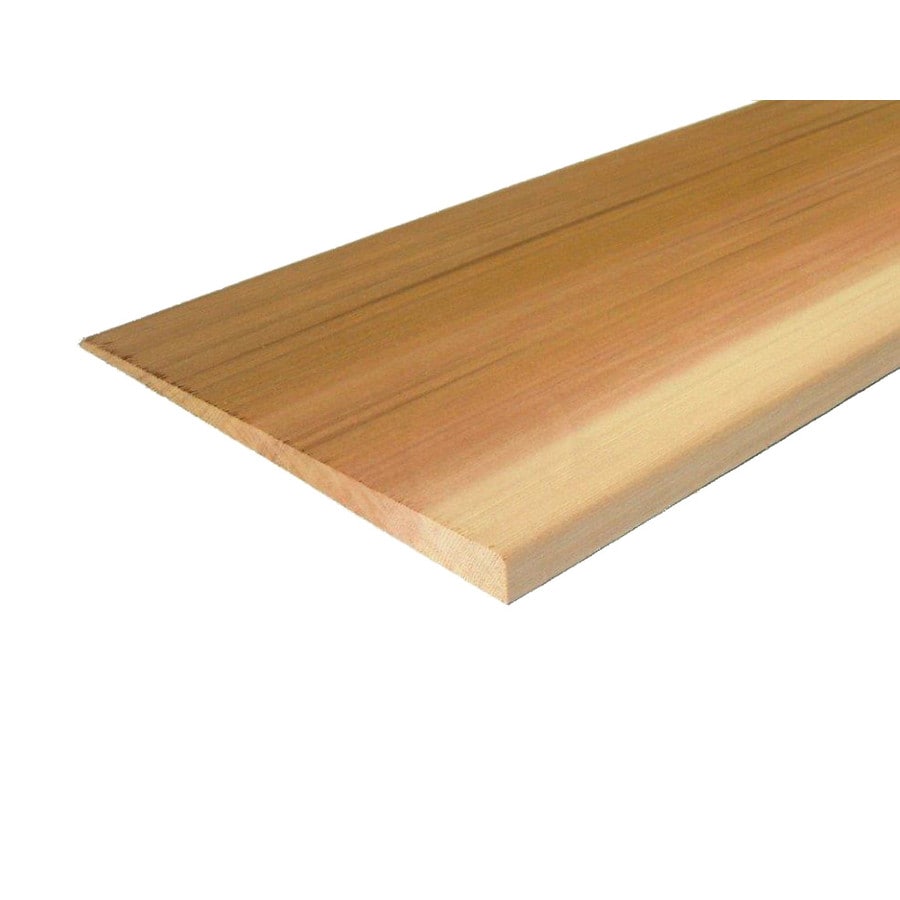 Natural Cedar Untreated Wood Siding Panel 1in x 8in x 192in; Actual 0.6875in x 7