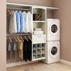 Wood Closet Systems At Lowes 3 Ft White Wood Closet Kit Clcrk27sw Alternate View
