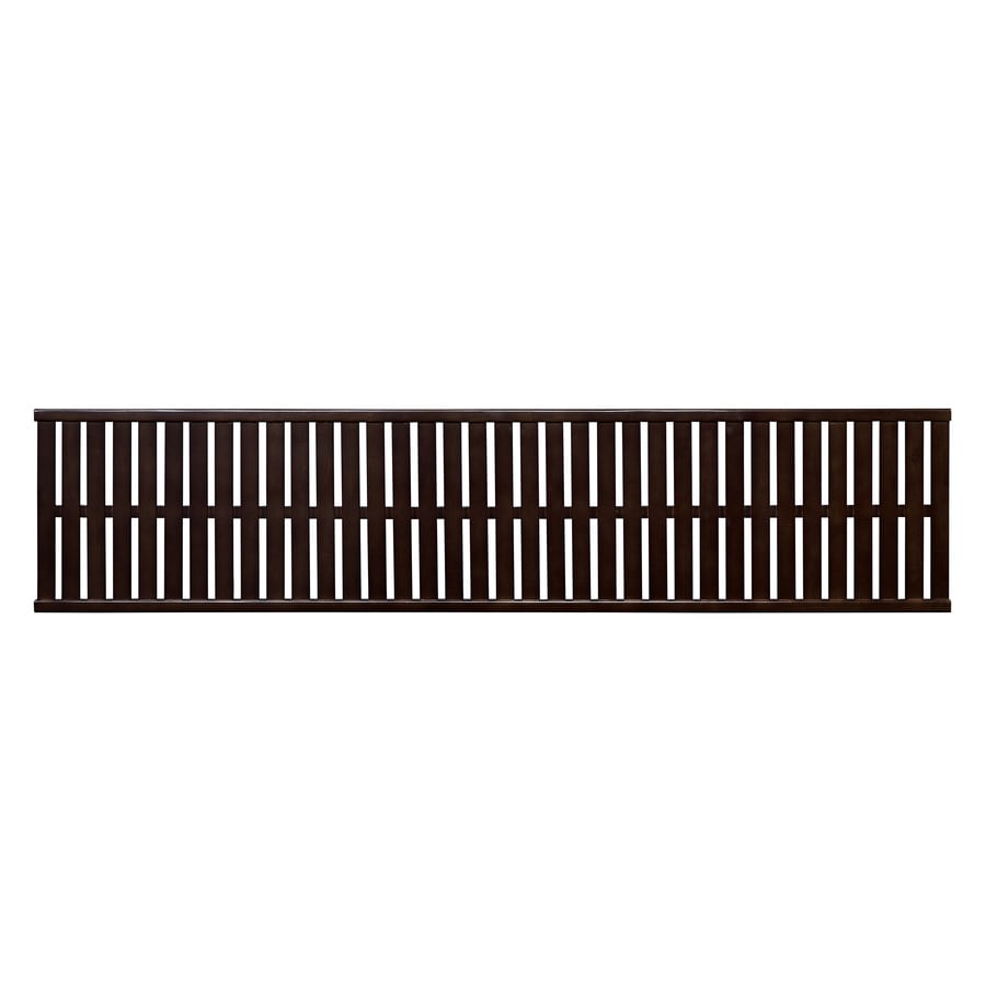 Allen And Roth Ventilated Shelf Kit Satin Nickel Closet Rod Hooks 4 Allen Roth 72 In X 16 Java Wood Closet Shelf At
