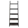 Allen + roth Java Wood 5-Shelf Ladder Bookcase at Lowes.com