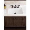 Allen + roth Kingscote 48-in Espresso Single Sink Bathroom Vanity with ...