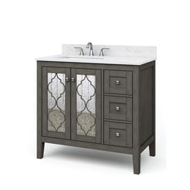 Allen Roth Engineered Stone Bathroom Vanities With Tops At