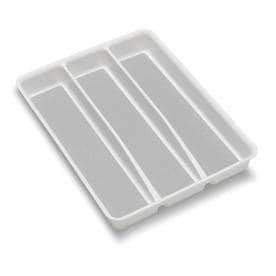 Style Selections 14.98-in x 12.09-in Plastic Cutlery Insert Drawer Organizer