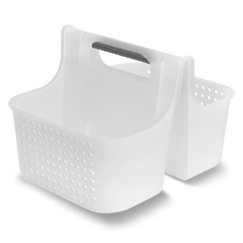 Madesmart Bath Grey Plastic Bath Accessory Set in the Bathroom