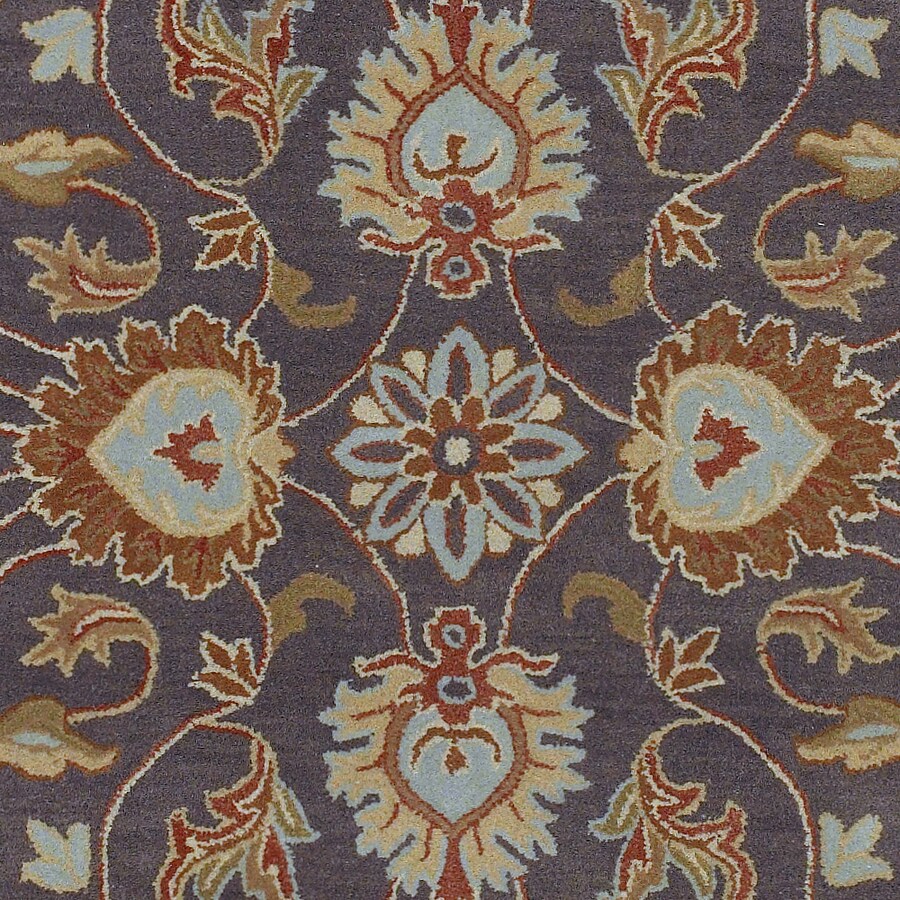 Artistic Weavers Liverpool 5 X 8 (ft) Wool Brown Floral Area Rug at ...