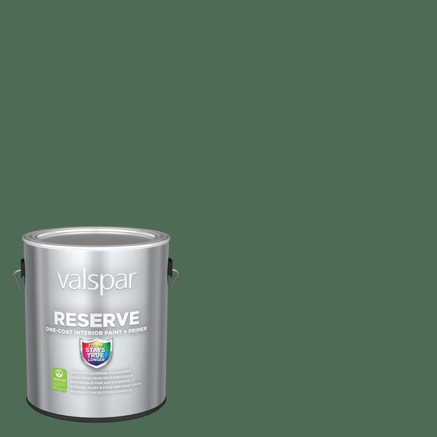 Valspar Reserve Flat Green Kale HGSW2282 Interior Paint 1-Gallon in the