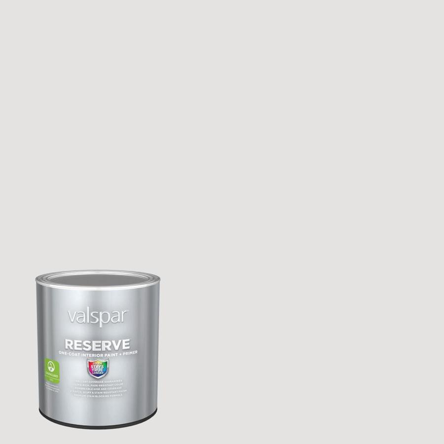 Valspar Reserve Satin Gray Shimmer 70049 Interior Paint Quart in the