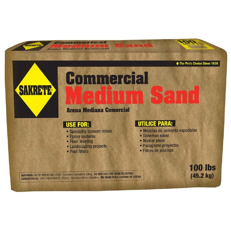 Sakrete 100-lb Commercial Grade Medium Sand at Lowes.com