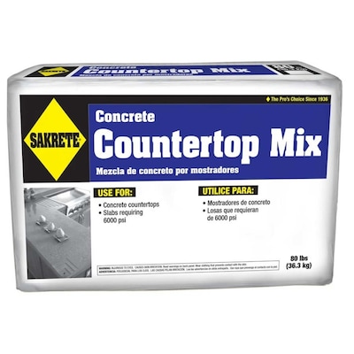 Sakrete Countertop 80 Lb High Strength Concrete Mix At Lowes Com