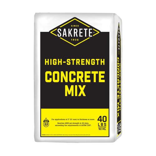 Sakrete 40lb High Strength Concrete Mix at