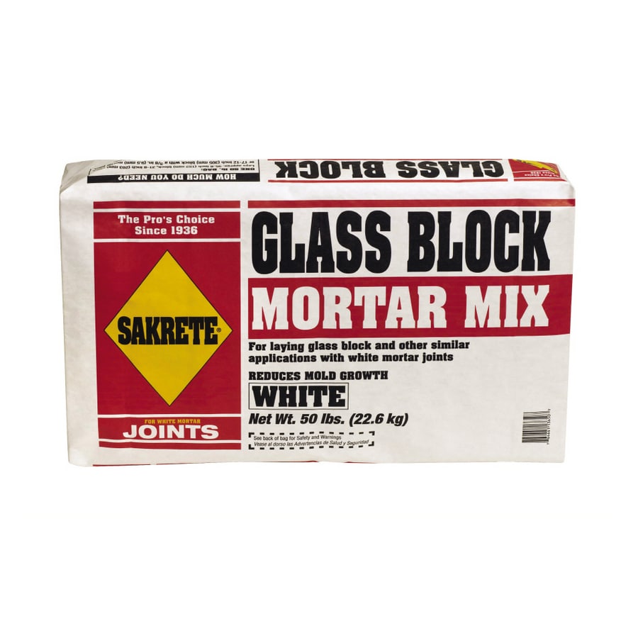 Sakrete 50 Lb. Glass Block Mortar White at