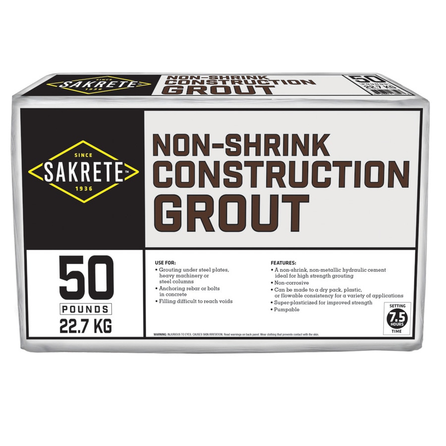 Non-Shrink Construction Grout 50-lb Concrete Mix at Lowes.com