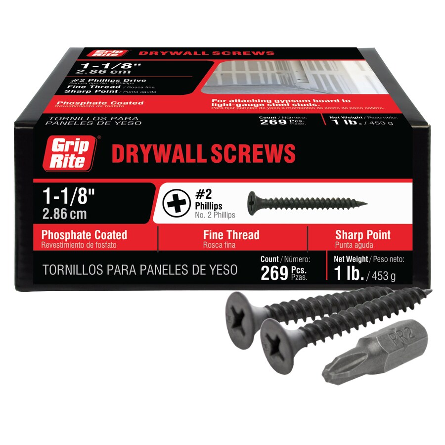 11/8in Screws at