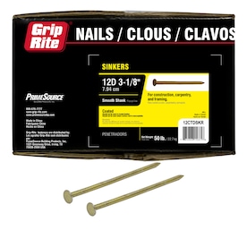 Grip-Rite 10-Gauge Vinyl-Coated Steel Interior Sinker Nails (50-lbs)