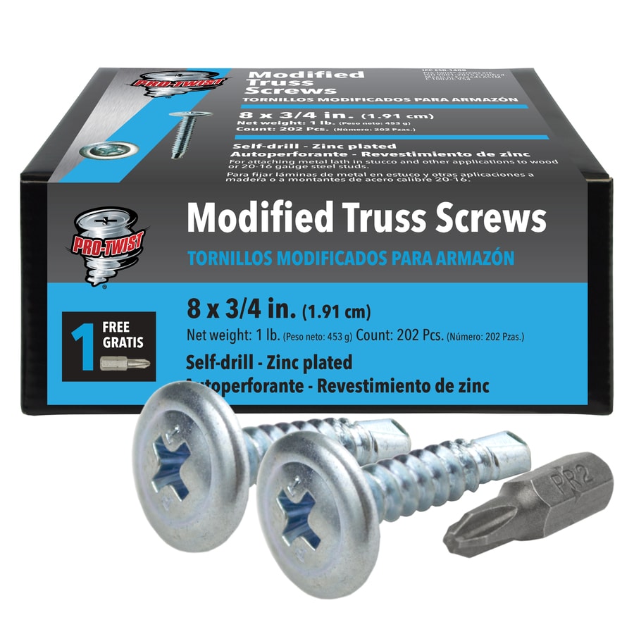 ProTwist 8 x 3/4in Truss SelfDrilling Lath Screws (Pound(S)) in the