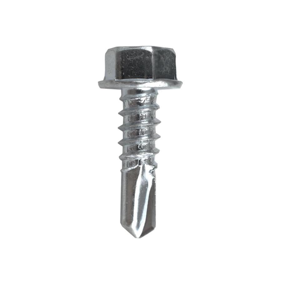 Pro-Twist #12 x 3/4-in Silver Zinc-Plated Self-Drilling Roofing Screws ...