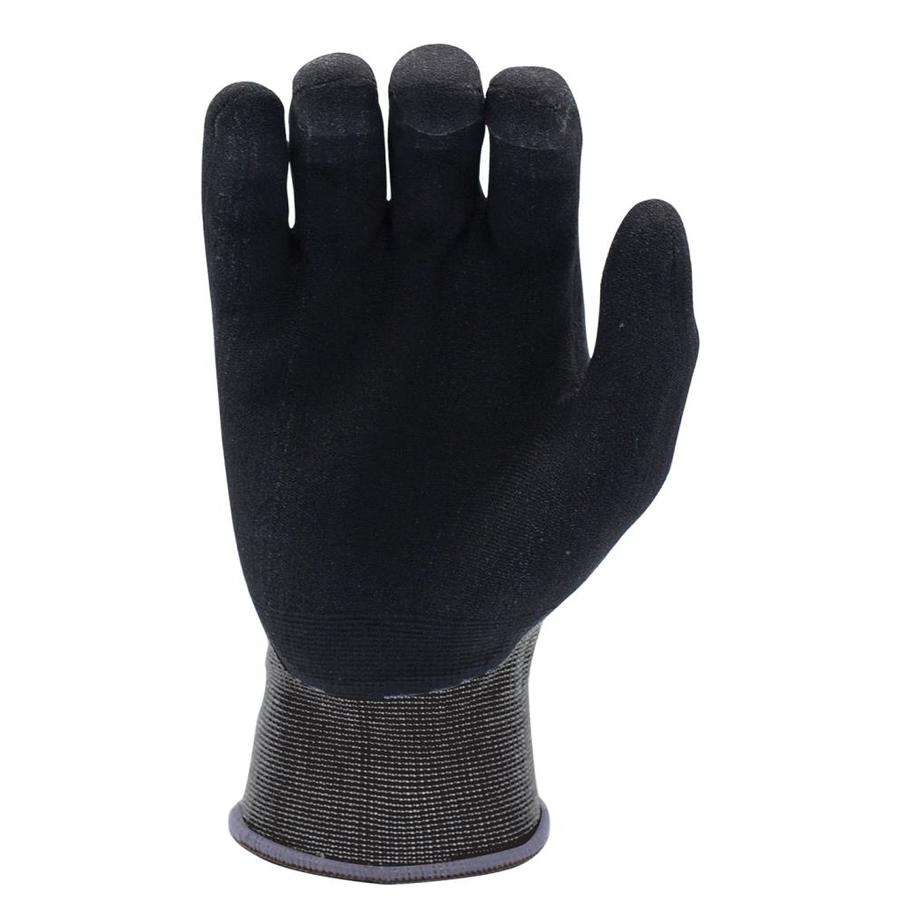 GRX Mens Nylon Nitrile Dipped Multipurpose Gloves, X-Large in the Work ...