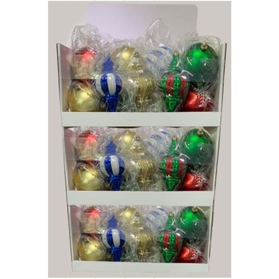 Holiday Living Ss Hl Shatterprof Orn Asrt 150mm In The Christmas Ornaments Department At Lowes Com